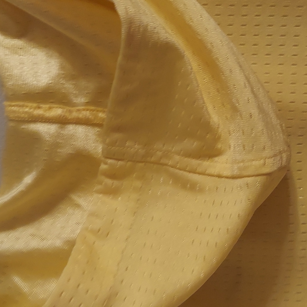 VTG Nike Yellow Silky Runners Jacket M - Picture 7 of 8